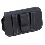 Wholesale iPhone 4S 5S Extendable Horizontal Pouch (Slim Black)